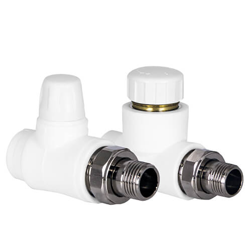 Комплект для радиатора прямой PP-R  20-1/2 (термоклапан+клапан) TEBO