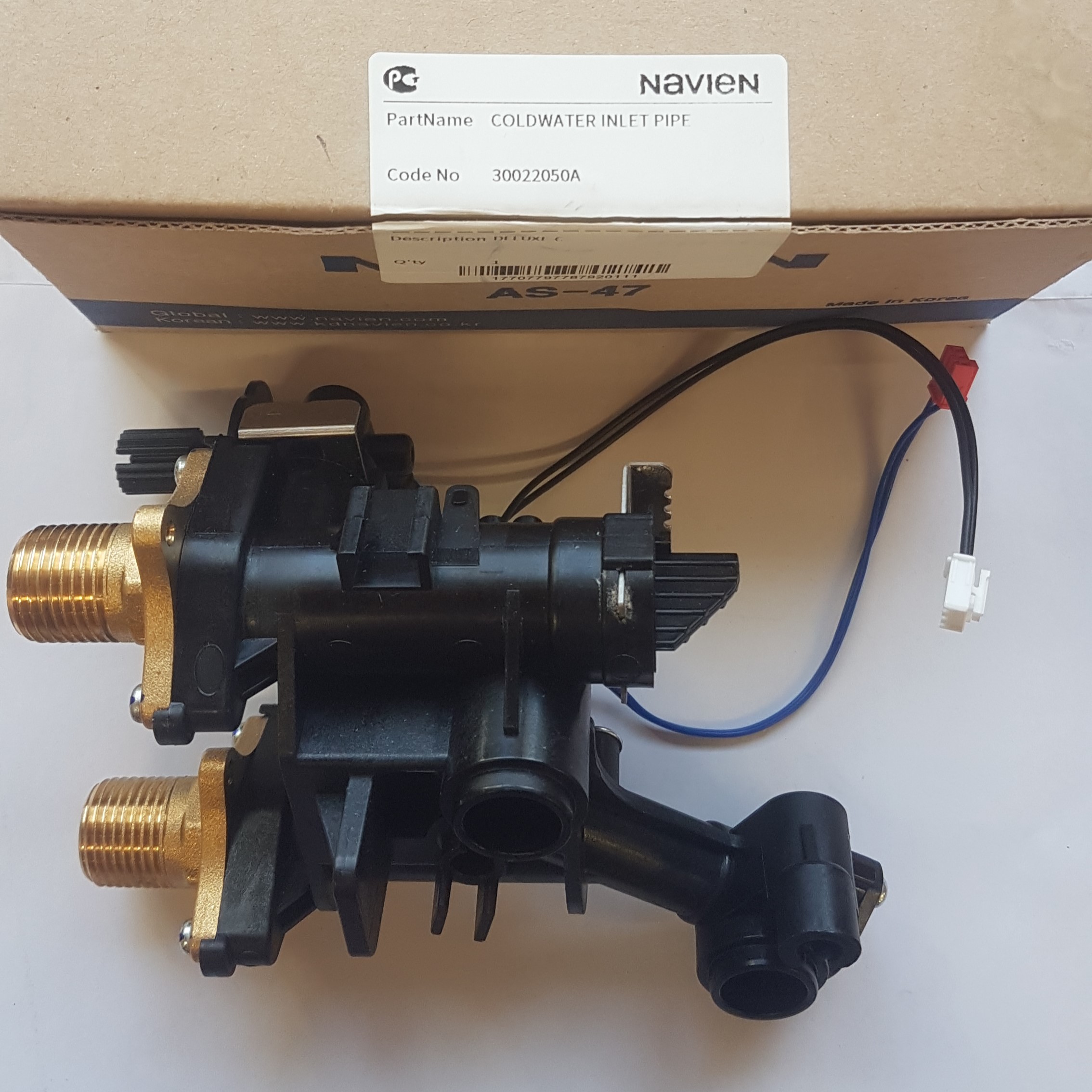 Гидрогруппа ГВС с датчиком температуры и датчиком протока ГВС DELUXE E/C ALL