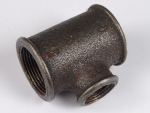 Тройник 32х25х32 оцинк чуг