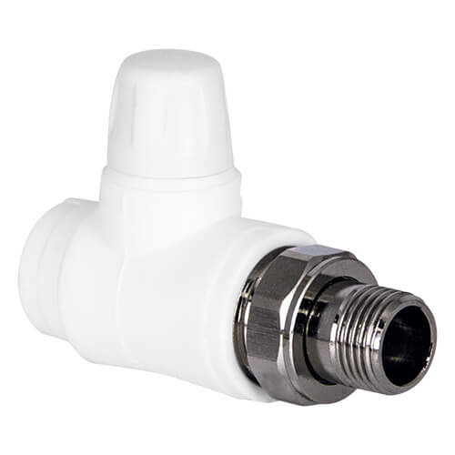 Клапан нижний для радиатора прямой PP-R  25-3/4 (60/10) TEBO