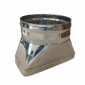 Переход с кирпичной кладки на трубу Corax