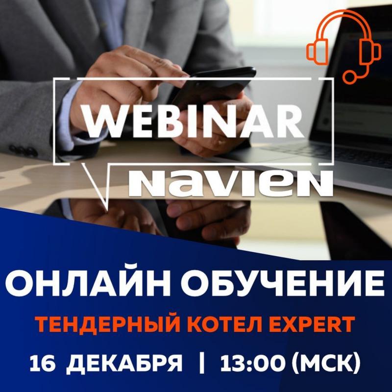 Вебинар "Тендерный котел NAVIEN Deluxe Expert"
