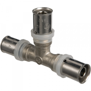 Тройник пресс с перех.на н.р. 20х1/2х20 ALT