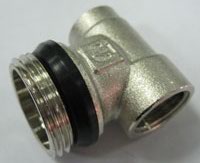 Фото Коллек. тройник 3/4''x1/2''x3/8'' НИКЕЛЬ. 