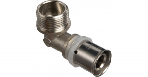 Угольник пресс с переходом на вн.р. 20х3/4