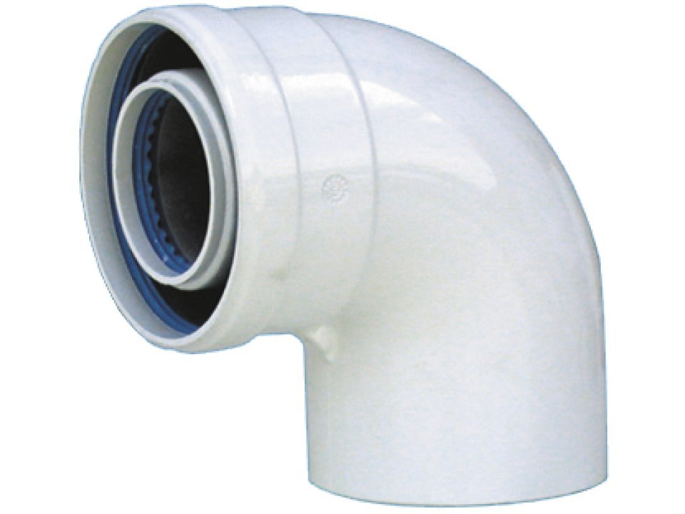 Колено утепленное d80-100, 90 град. (мама/папа) 7-12AB Barrido