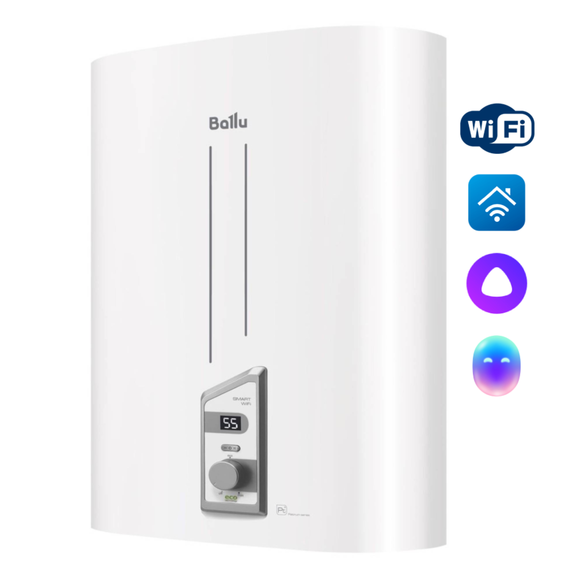 Водонагреватель электрический накопительный Ballu BWH/S 30 Smart WiFi DRY+