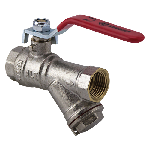 Кран шар. с фильтром вн.-вн.1/2