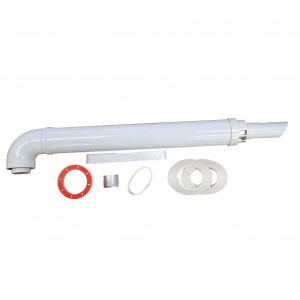 Комплект коаксиального дымохода 60/100 мм П для котлов FEDERICA BUGATTI Антилед ТЕРМОХОД