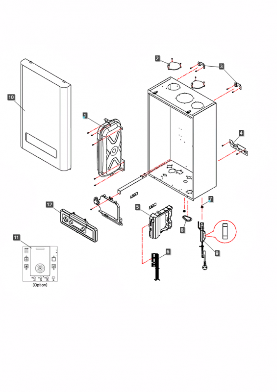 Взрывная схема котла Navien Smart TOK и инструкции с кодами ошибок