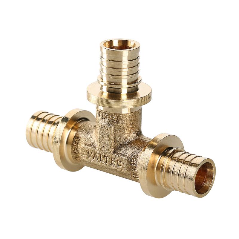 Тройник 16 (2,2) х 16 (2,2) х 16 (2,2) мм для труб из сшитого полиэтилена аксиальный Valtec