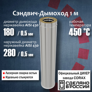 Труба утепленная Corax