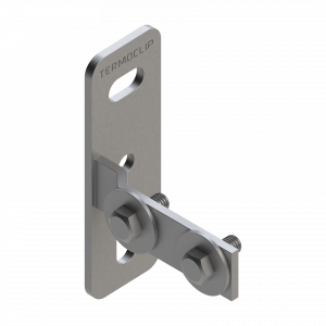 Фланец торцевой продольный 38-40 4F2 M10 Termoclip