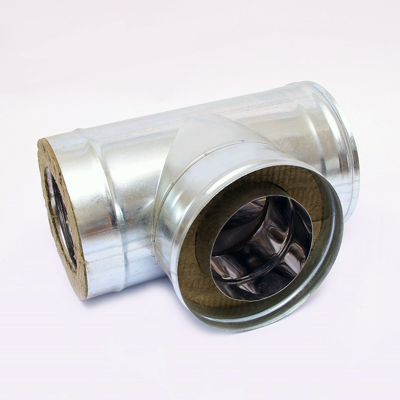 Сэндвич-тройник 90° (430/0,5мм + оц.) Феррум