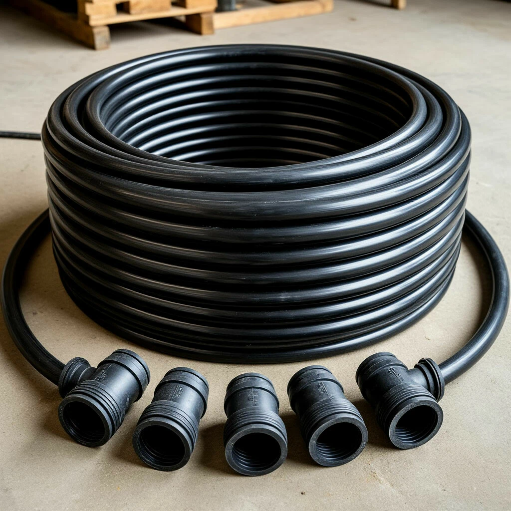 Полиэтиленовые, ПНД трубы и фитинги