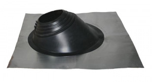 Проходник для крыш угловой №2 (203-280мм) черный, EPDM Феррум