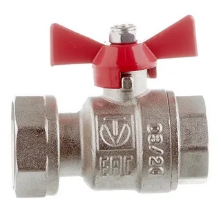 Кран шаровой с накидной гайкой 3/4