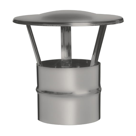 Зонт d 100 (0,5мм) из оцинкованной стали BRIZ (воздуховод, дымоход, вентиляция)