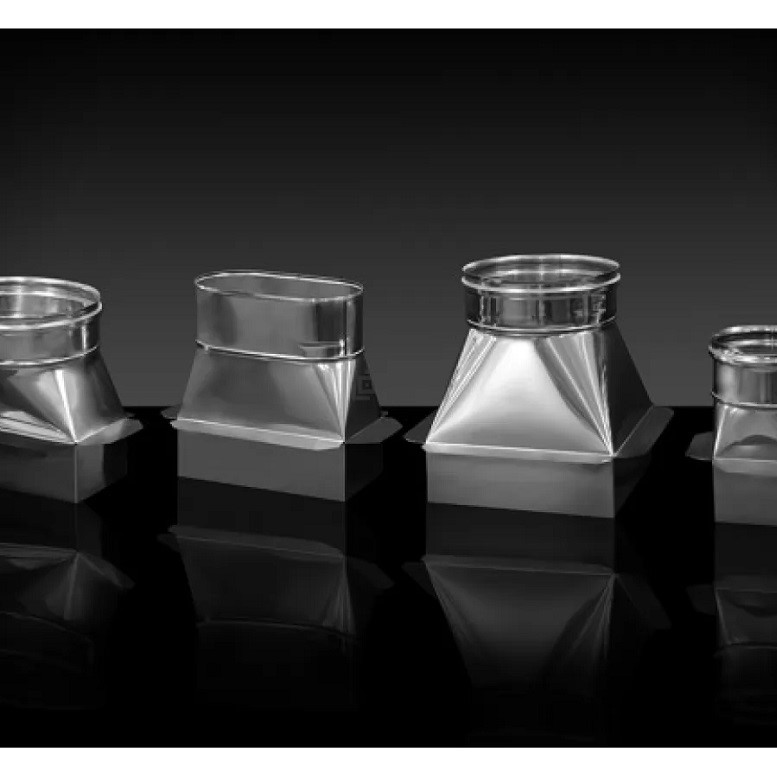 Craft переход с кирпичной кладки 125х125 -Ф120 (304/0,5)