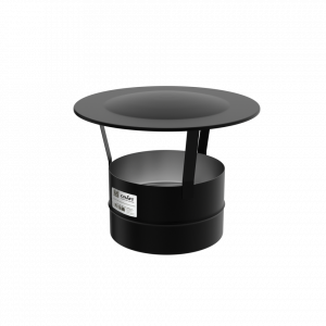 Зонт-Д Ø100 (430 / 0,5 мм - Краска RAL 9005 матовая, черный) Ferrum