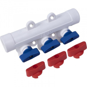 Коллектор 40х20х3 вых. универсальный TEBO