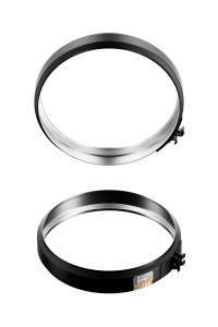 Хомут обжимной 210 (430/0,5 мм / эмаль /600° черная) Феррум