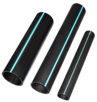 Труба ПЭ 100 D160 SDR21 техническая (отрезки по 12 м)