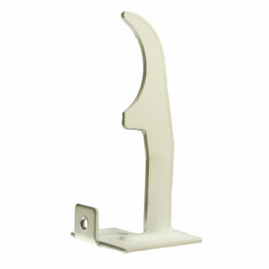 Кронштейн белый для алюм радиаторов L= 9.7 см