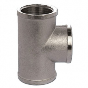 Тройник резьбовый никель 1 1/2