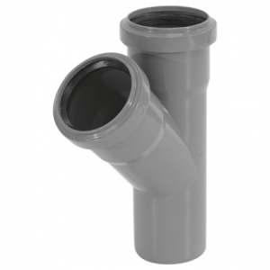 Тройник ПП  50х50/45гр  (75шт/упак) ТЕВО