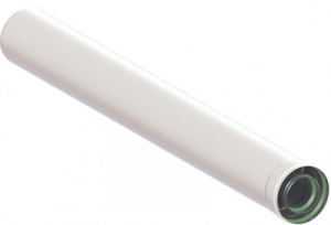 Труба коаксиальная 60х100 финишная L=1000мм Универсальная ТЕРМОХОД