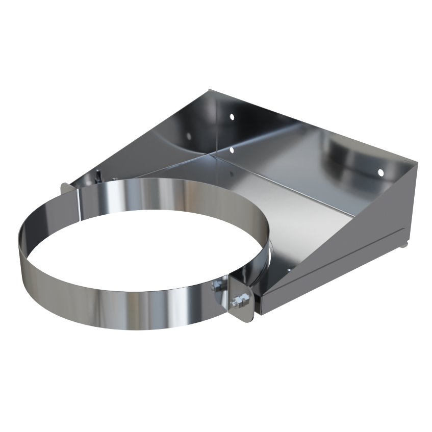 Кронштейн раздвижной №1 (430/1,0 мм)  Ф140 Термоход