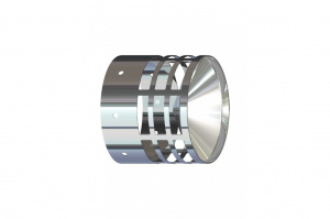 Решетка газоотвода из нержавей.стали D 80