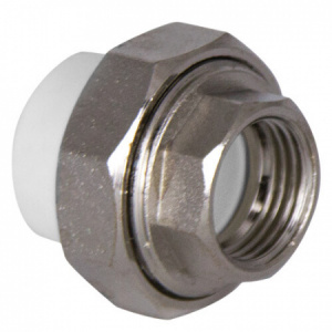 Муфта комб. разъемная ВР PP-R 25-3/4 евроконус (американка)  TEBO