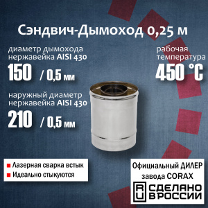 Труба утепленная Corax