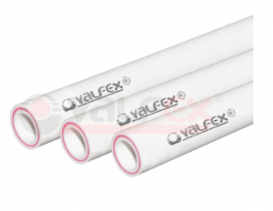 Труба полипропиленовая  20х2,8мм SDR 7,4 (140) армир.стекловолокном Valfex  PN20