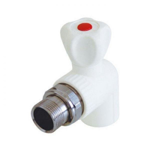 Кран шаровый угловой PP-R 25x3/4