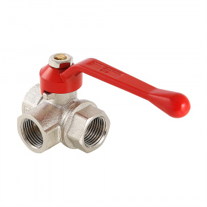 Кран шаровый трехходовой, тип Т 3/4