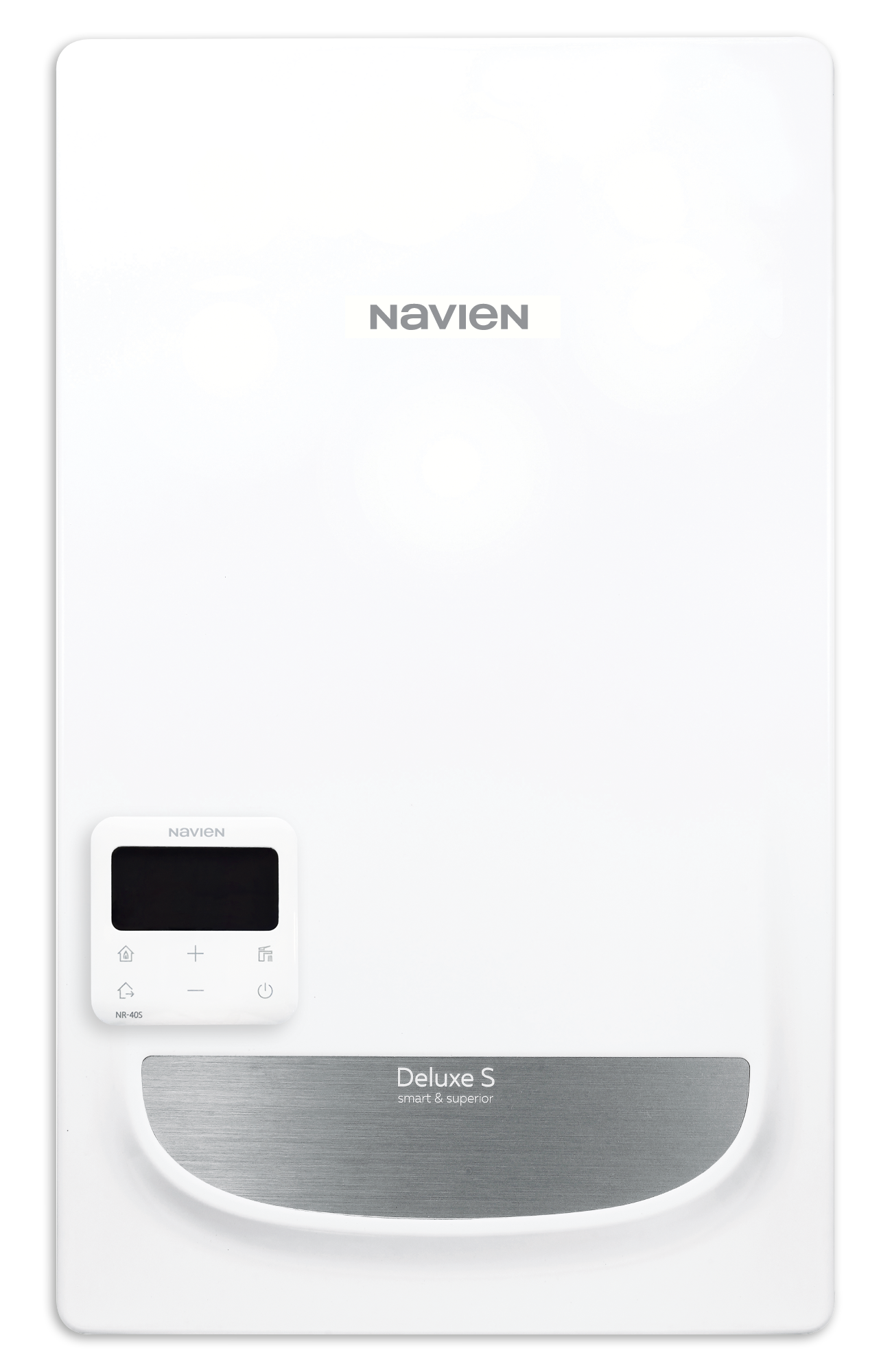 Котел газовый NAVIEN DELUXE S 24k PRO Coaxial, двухконтурный, закрытая, настенный