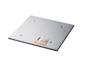 Экран защитный 1000х 600 зерк.н/ст.0,5мм + пленка