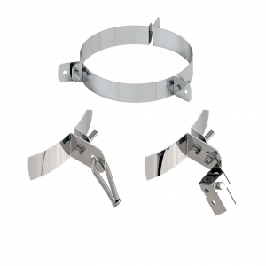 Хомут под растяжку составной (430) Ф250