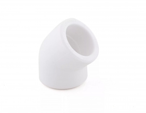 Угольник 45 град. PP-R 40 (75/15)  Valfex