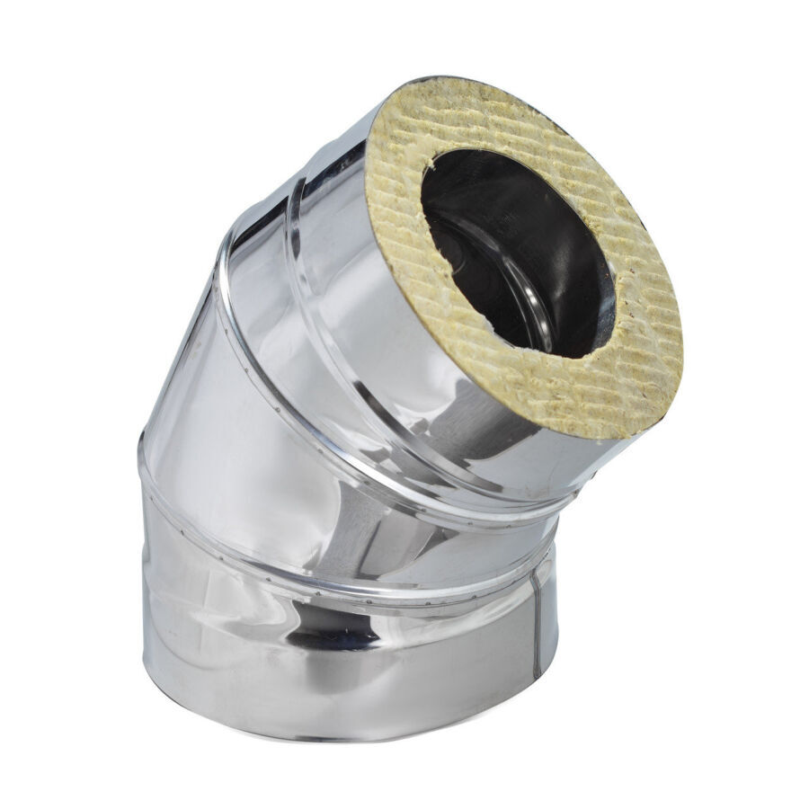 Колено сэндвич 45°/135° утепленное