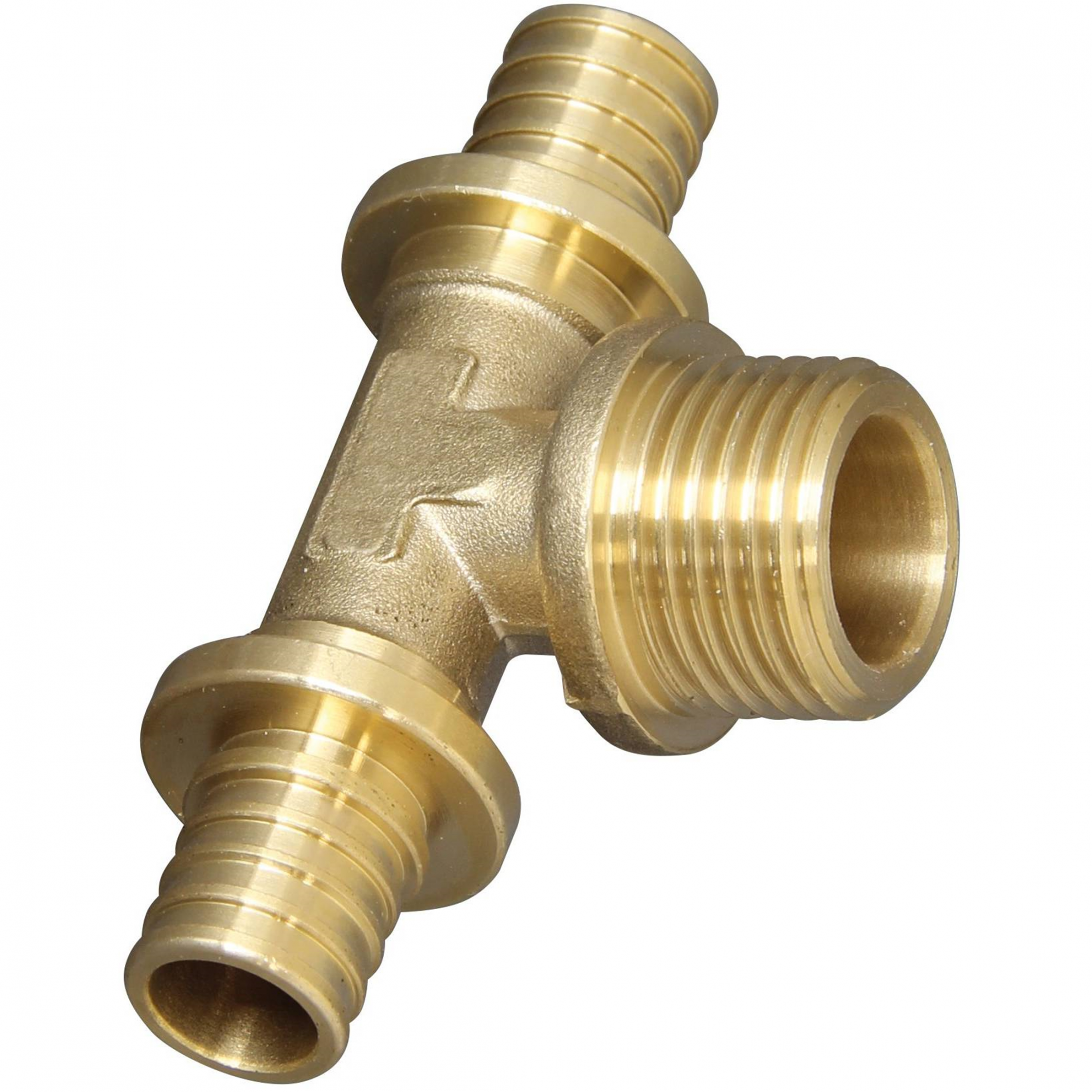 Тройник-переходник НР 20-1/2-20 для труб из сшитого полиэтилена аксиальный AltStream