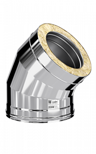 Craft GS-50 сэндвич-колено 45° (316/0,5/304/0,5) Ф130х230