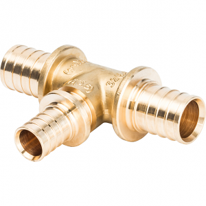 Тройник 25х16х25 мм для труб из сшитого полиэтилена аксиальный ViEiR