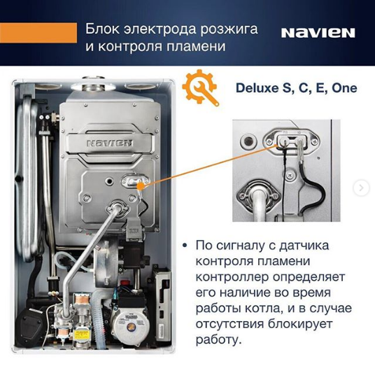 Блок электрода розжига и контроля пламени Navien