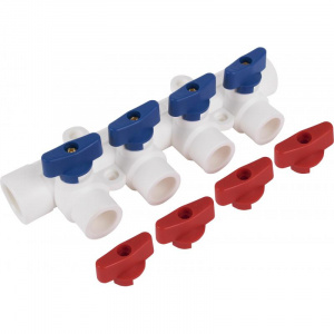 Коллектор 32x20x4 вых. универсальный