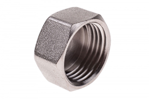 Заглушка для трубы с внутренней резьбой никель 1 1/4