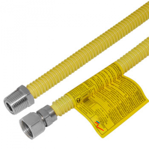 Фото Подводка д/газа 1/2" г/шт 0.4м сильфонная  FlexiGasSilf (сильфон). 